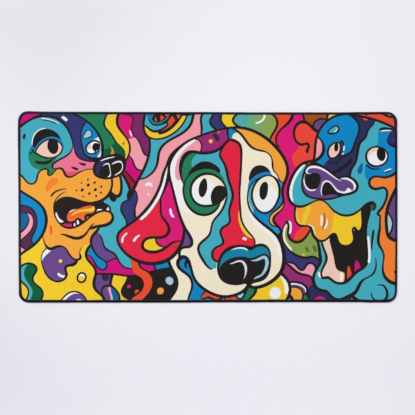 Item preview, Colorful Canine Capers: Dogs in a Whirl of Hues designed and sold by Ipek Morel.