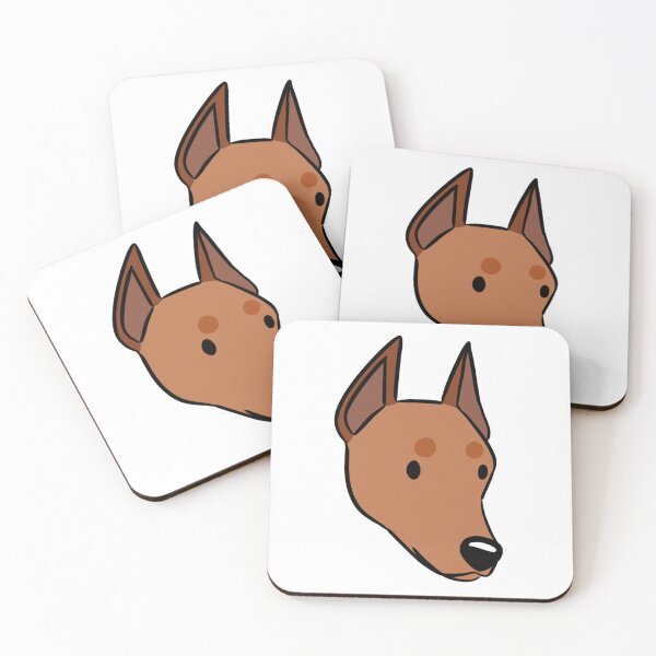 Item preview, German pinscher dog face  designed and sold by Yaragold.