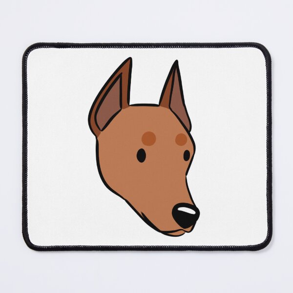 Item preview, German pinscher dog face  designed and sold by Yaragold.