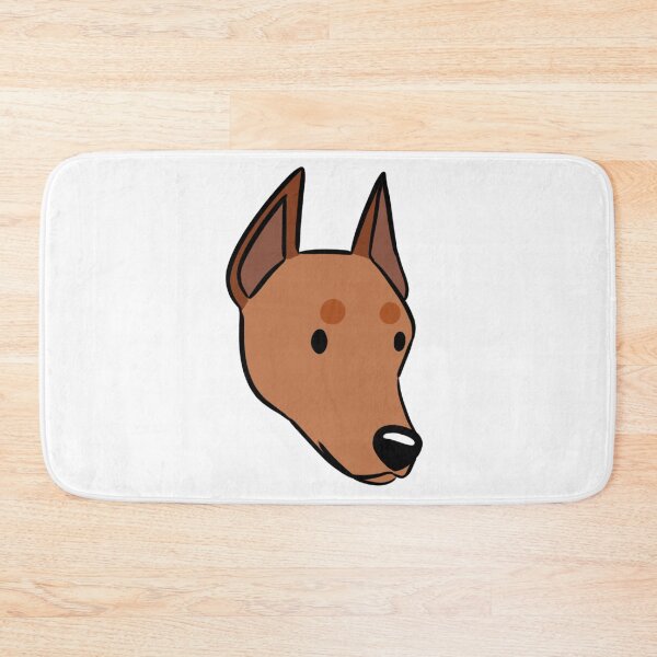 Item preview, German pinscher dog face  designed and sold by Yaragold.