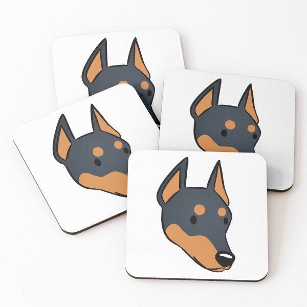 Item preview, German pinscher dog face  designed and sold by Yaragold.
