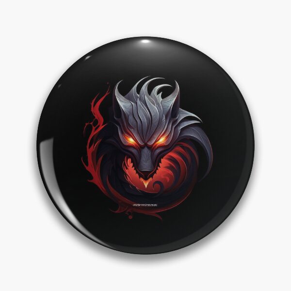 Item preview, Stunning burning wolf fantasy style designed and sold by MojennEditions.