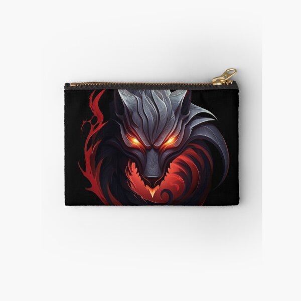 Item preview, Stunning burning wolf fantasy style designed and sold by MojennEditions.