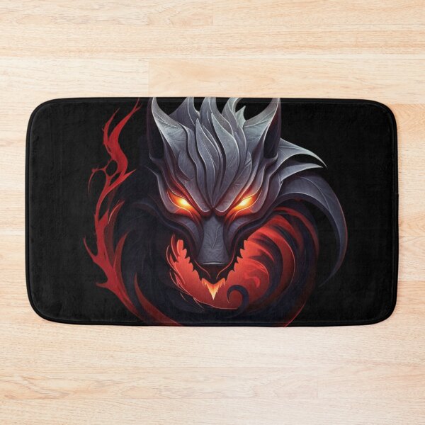 Item preview, Stunning burning wolf fantasy style designed and sold by MojennEditions.