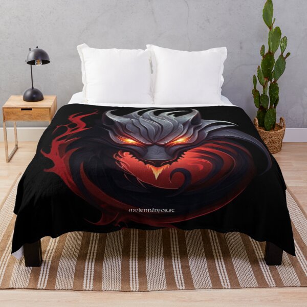 Item preview, Stunning burning wolf fantasy style designed and sold by MojennEditions.