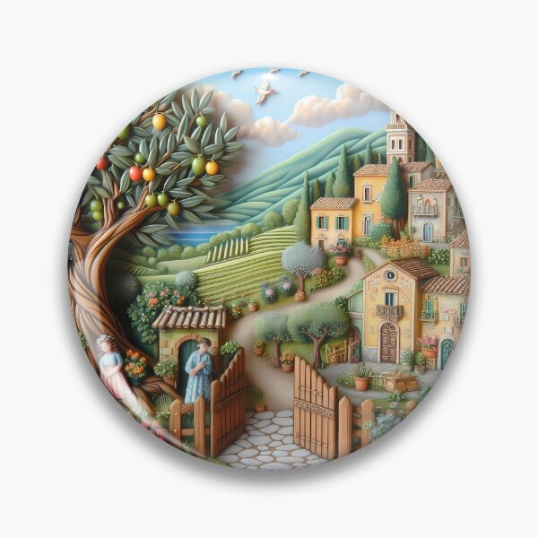 Item preview, Enchanted Italian Village designed and sold by Patriot Artyfact.