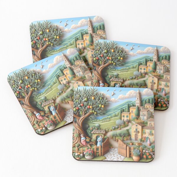 Item preview, Enchanted Italian Village designed and sold by Patriot Artyfact.