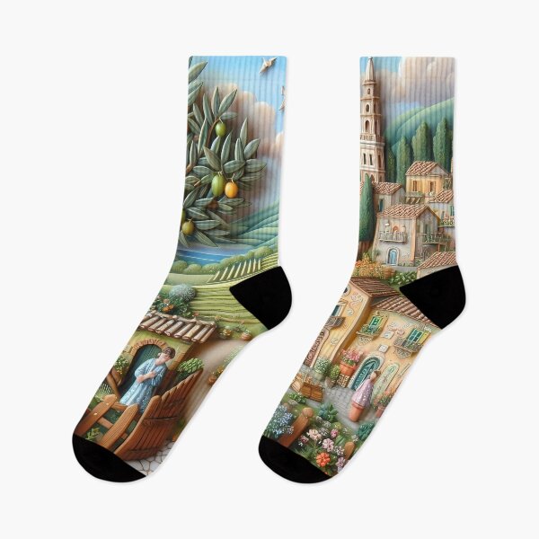 Item preview, Enchanted Italian Village designed and sold by Patriot Artyfact.