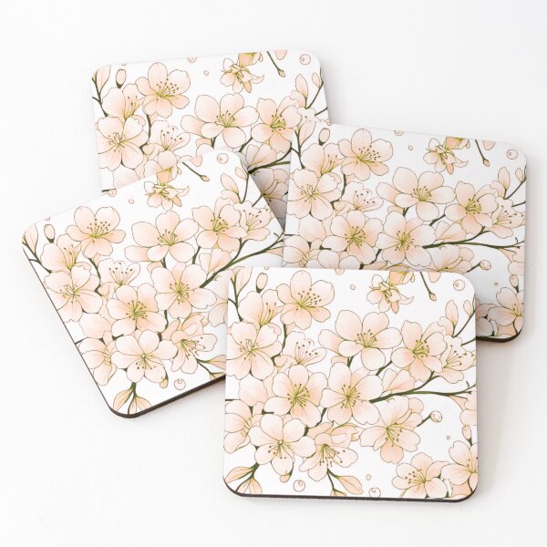 Item preview, Cherry blossoms watercolour designed and sold by Flowersonstuff.
