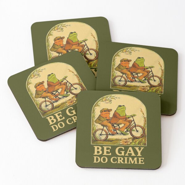 Item preview, BE GAY DO CRIME FROG AND TOAD designed and sold by sillyguystore.
