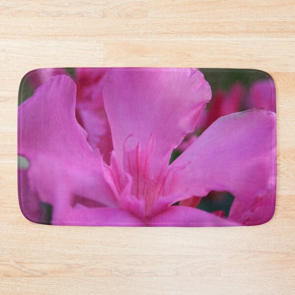 Item preview, Pink Oleander Flower With Green Leaves in the Background designed and sold by taiche.