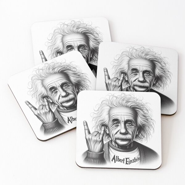 Item preview,  Albert Einstein designed and sold by sevenmountains.