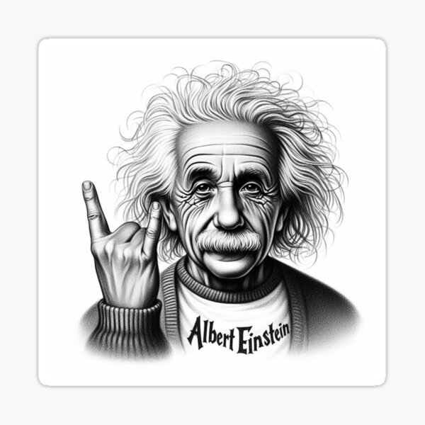 Item preview,  Albert Einstein designed and sold by sevenmountains.