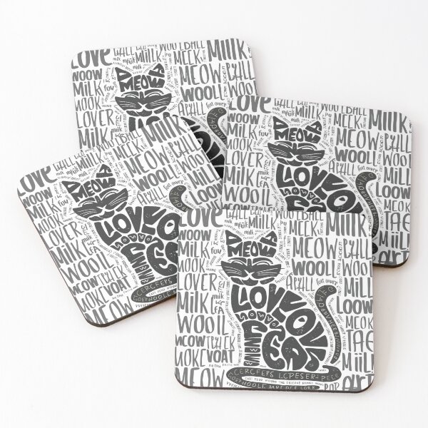 Item preview, #Meow Lovers' Dream: Love, Cats, and Milk designed and sold by Colorful-Garden.