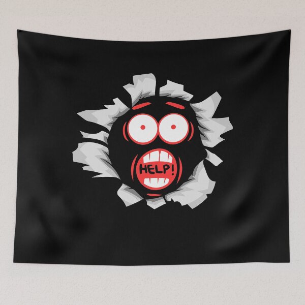 Item preview, HELP designed and sold by stickersrafisa.