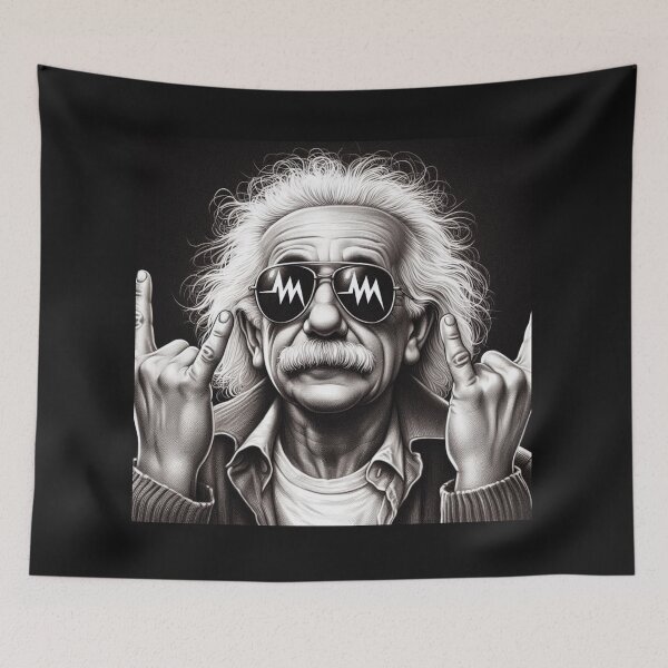Item preview,  Albert Einstein designed and sold by sevenmountains.