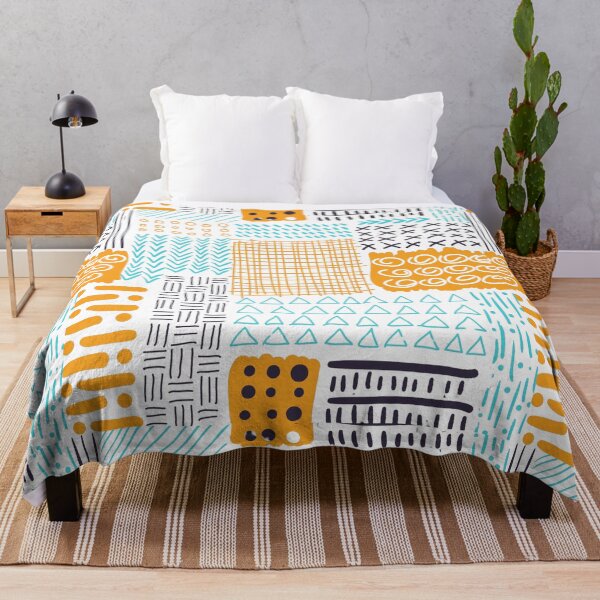 Item preview, Chiaroscuro Dreamscape: A Symphony in Light Blue, Orange, and Black designed and sold by artsicastudio.