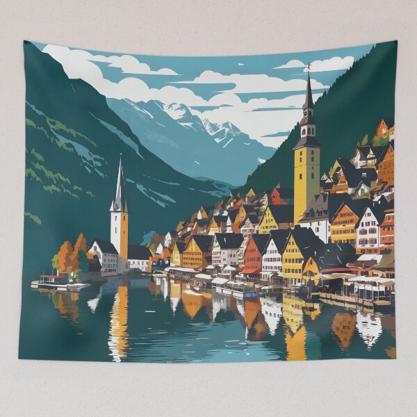 Item preview, Hallstatt Lake designed and sold by WildlifeInc.