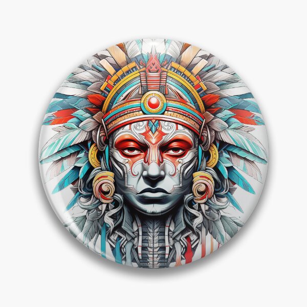 Item preview, Aztec Style Art / Design designed and sold by Lucy Goosy Art.