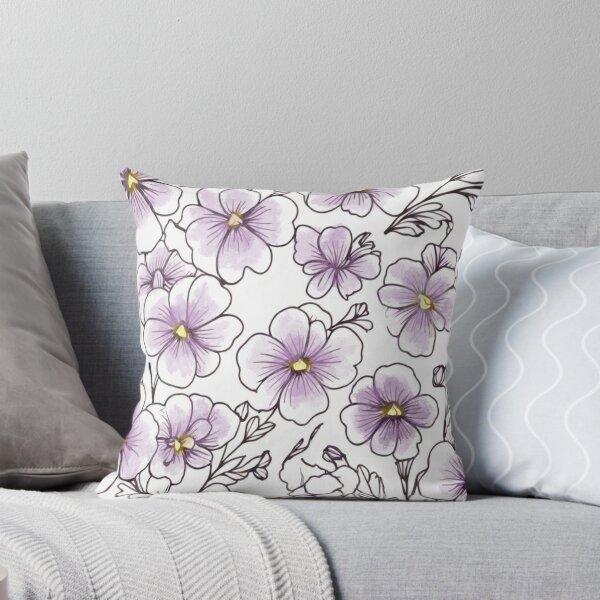 Item preview, Minimalist flowers watercolour designed and sold by Flowersonstuff.