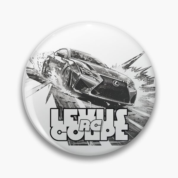Item preview, Lexus RC Coupe Manga Style, Comic Book Merch designed and sold by CairnStone Studio.