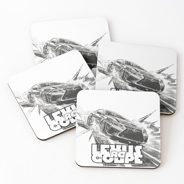 Item preview, Lexus RC Coupe Manga Style, Comic Book Merch designed and sold by CairnStone Studio.