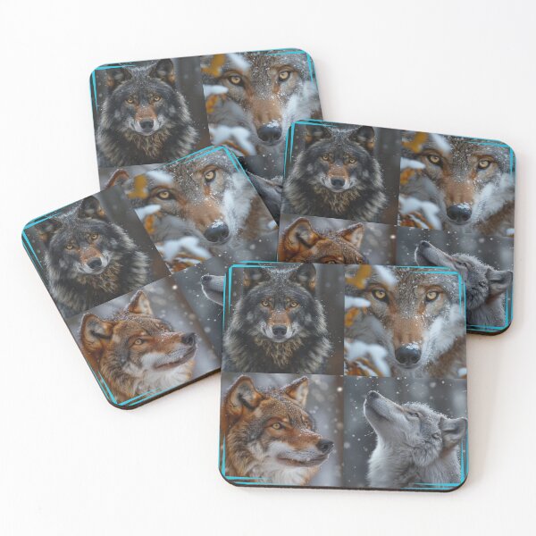 Item preview, Four Guardians of the Wild, Synchrony of Nature Tee,  Wolves United Gift designed and sold by Terry-Salsa.