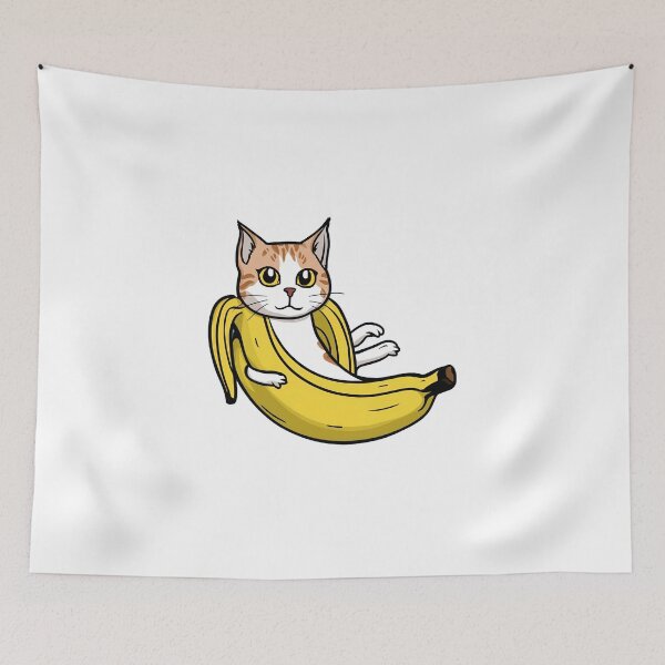 Item preview, new banana cat designed and sold by 90's Misaki.