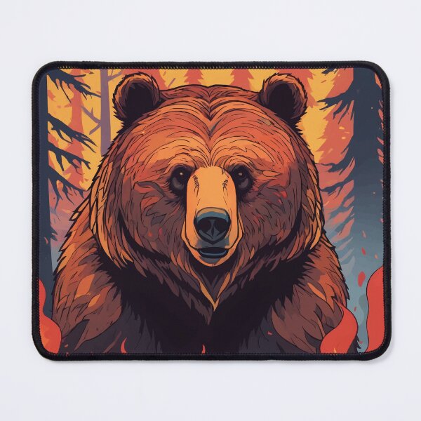 Item preview, Inferno Grizzly Bear designed and sold by WildlifeInc.