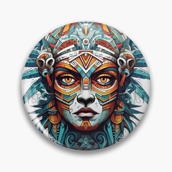Item preview, Aztec Style Art / Design designed and sold by Lucy Goosy Art.