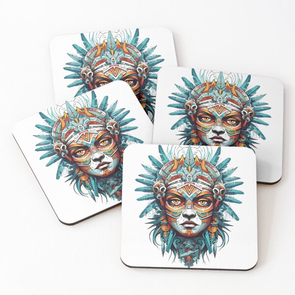 Item preview, Aztec Style Art / Design designed and sold by Lucy Goosy Art.