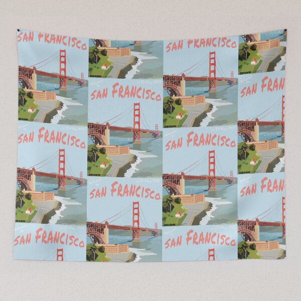 Item preview, Welcome to San Francisco Drawing designed and sold by DrawnByMatt.