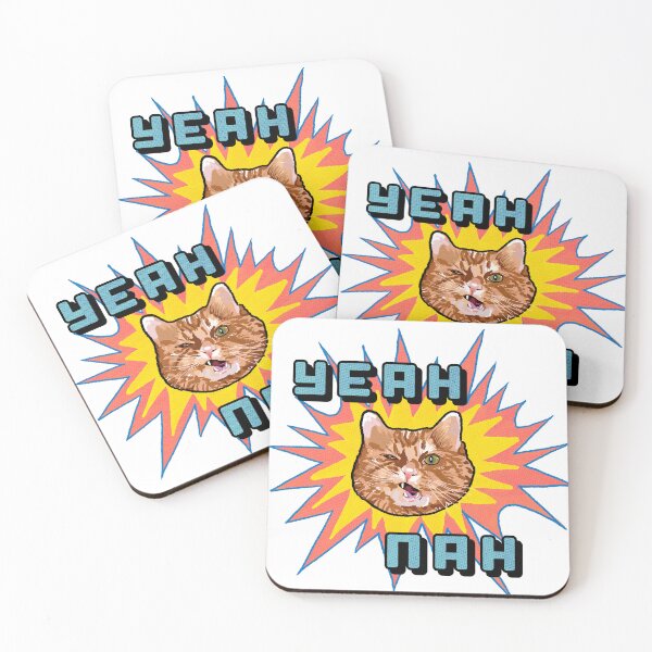 Item preview, Yeah nah cat flash designed and sold by Itchygrandpa.