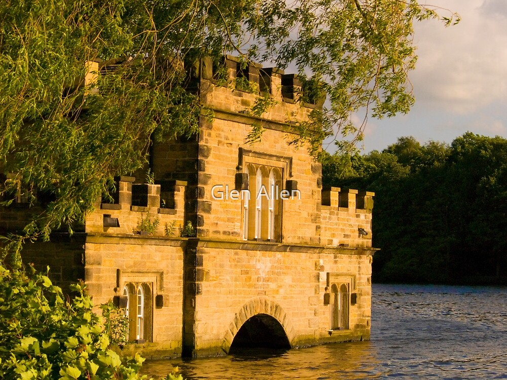 "Boat House 2 Newmillar Dam Wakefield UK" by Glen Allen Redbubble