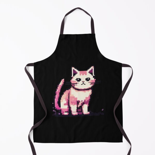 Item preview, Grumpy Pixel Cat, Retro Kawaii, Cartoon Kitty designed and sold by Burn-Ego.