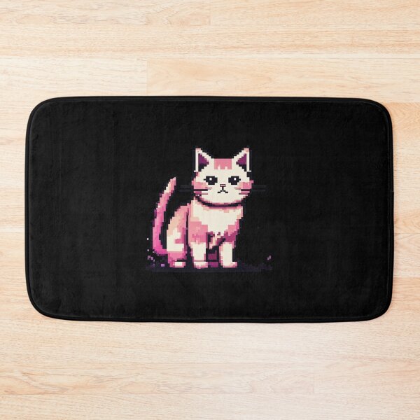 Item preview, Grumpy Pixel Cat, Retro Kawaii, Cartoon Kitty designed and sold by Burn-Ego.