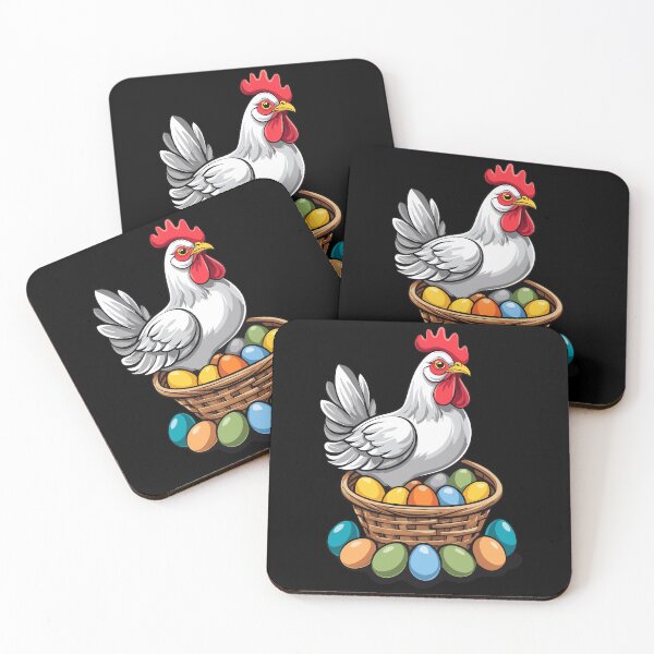 Item preview, Easter Chicken Colorful Cute Funny Easter Eggs Nest designed and sold by LuminOrb.
