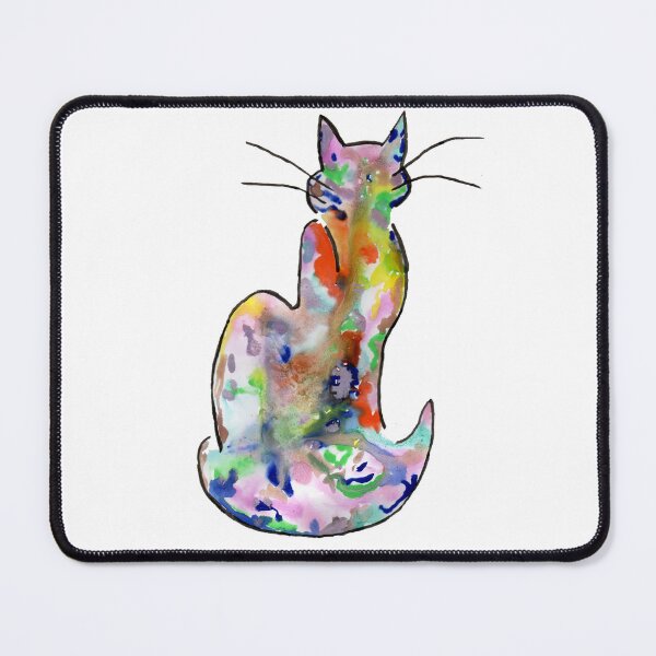 Item preview, Watercolor Splash Cat designed and sold by SoleiaFlur.