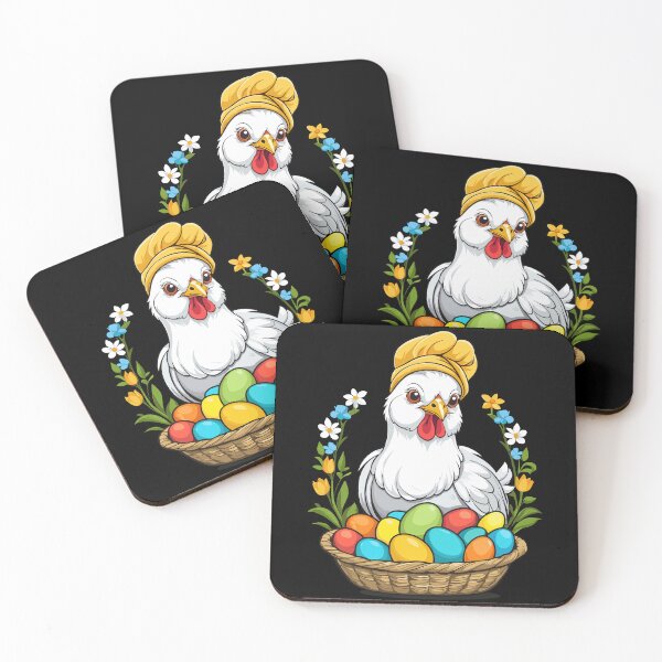 Item preview, Easter Chicken Colorful Cute Funny Easter Eggs Nest designed and sold by LuminOrb.