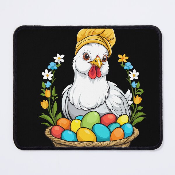 Item preview, Easter Chicken Colorful Cute Funny Easter Eggs Nest designed and sold by LuminOrb.