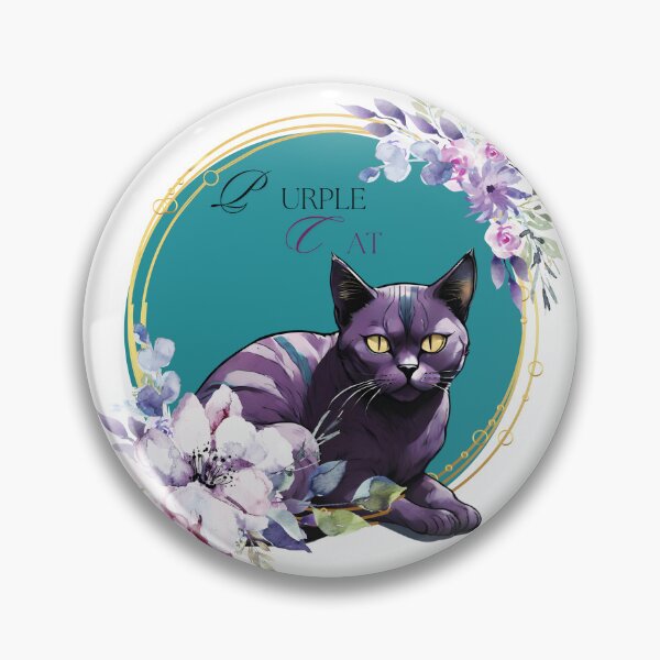 Item preview, PURPLE CAT ART DESIGN  designed and sold by asudesign.