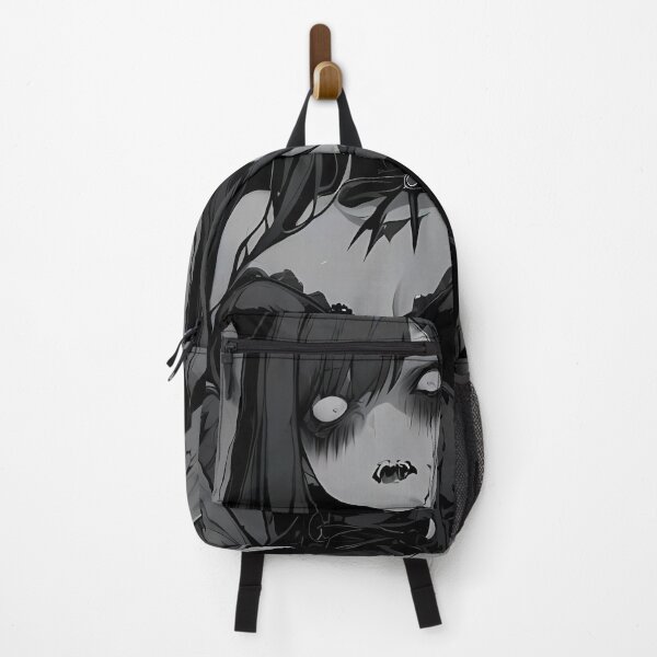 Item preview, Creepy Anime Girl Monochrome Gothic Corset Scary Jacket designed and sold by PixiAnime.