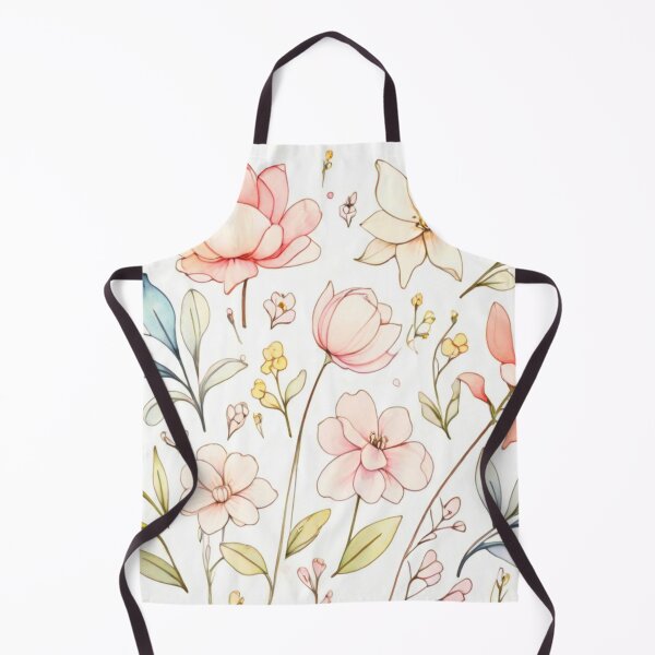Item preview, Delicate minimalist watercolour flowers designed and sold by Flowersonstuff.