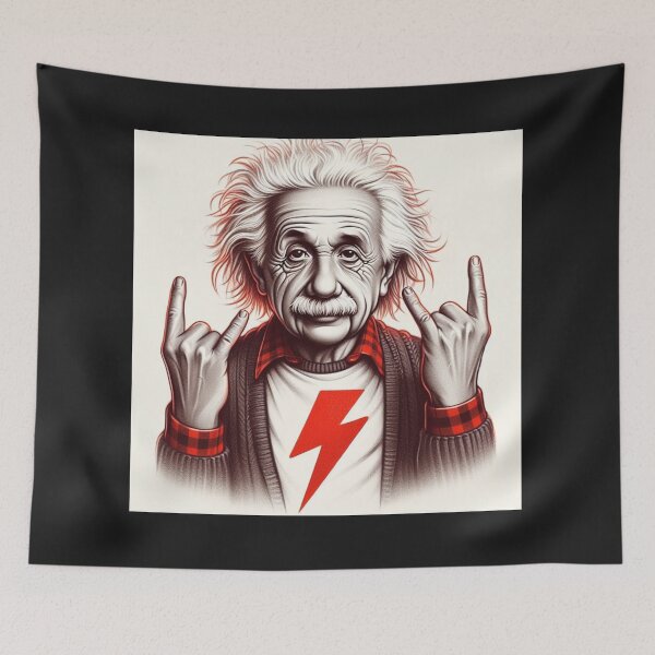 Item preview,  Albert Einstein designed and sold by sevenmountains.