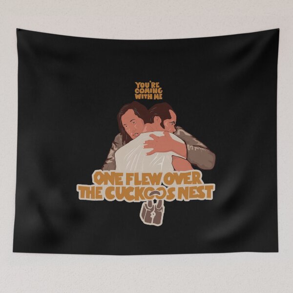 Item preview, Jack Nicholson Tribute Tee - Iconic Asylum Scene Illustration designed and sold by Boogosh.