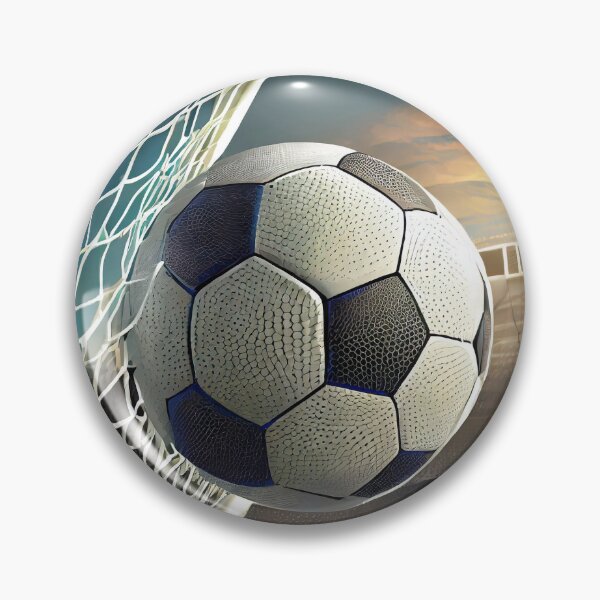 Item preview, Soccer ball hitting the back of the net designed and sold by Gegenpress Design.