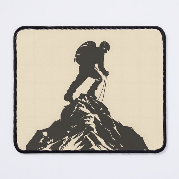 Item preview, Summit Triumph: The Climber's Silhouette designed and sold by unimuse.