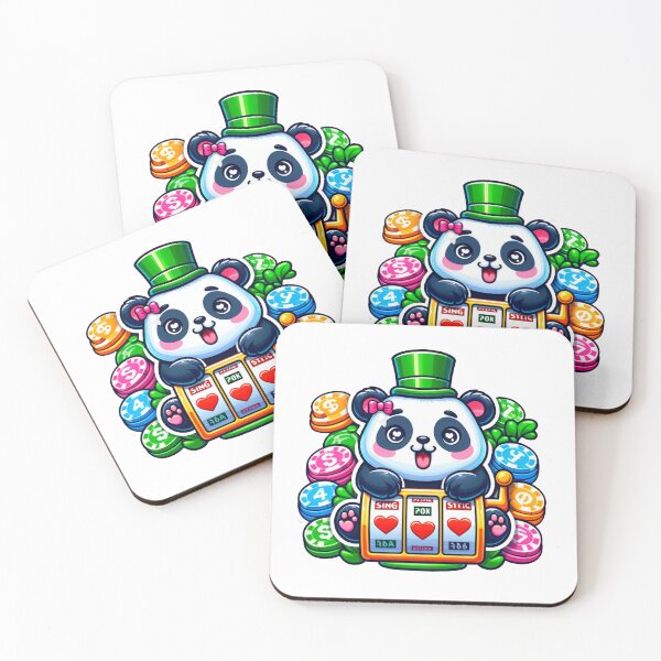 Item preview, Cute Panda Slots Saint Patrick Lucky designed and sold by tomamatear.