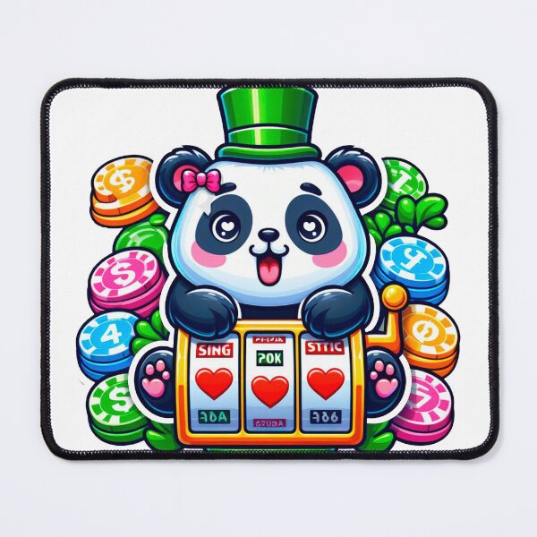 Item preview, Cute Panda Slots Saint Patrick Lucky designed and sold by tomamatear.