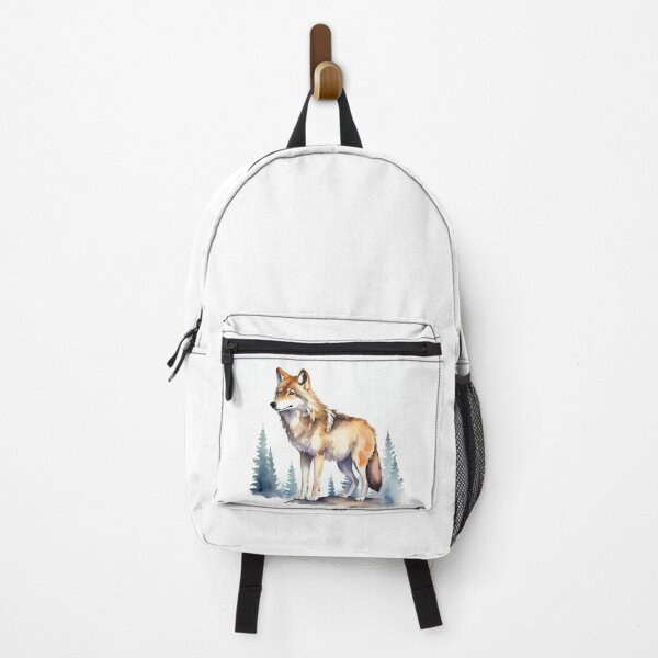 Item preview, Wolf in the forest art,print designed and sold by Basiadesign.